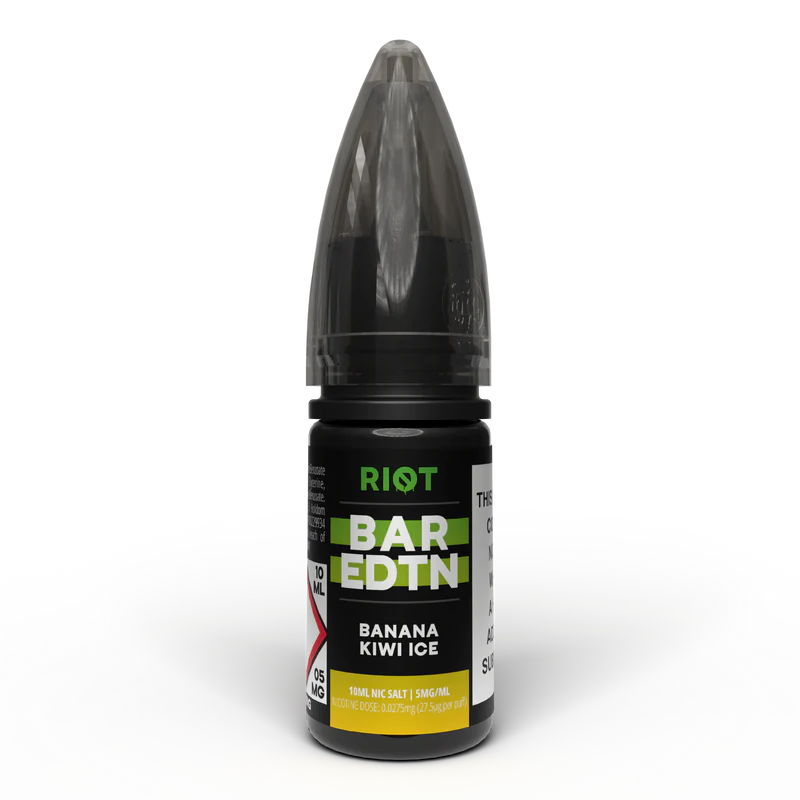 Product Image of Banana Kiwi Ice Nic Salt E-Liquid by Riot Squad bar Edition 10ml